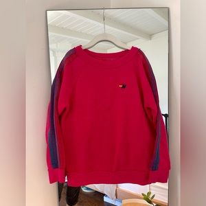 Kids hot pink Aviator Nation sweatshirt